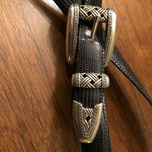 Brighton belt with silver buckle